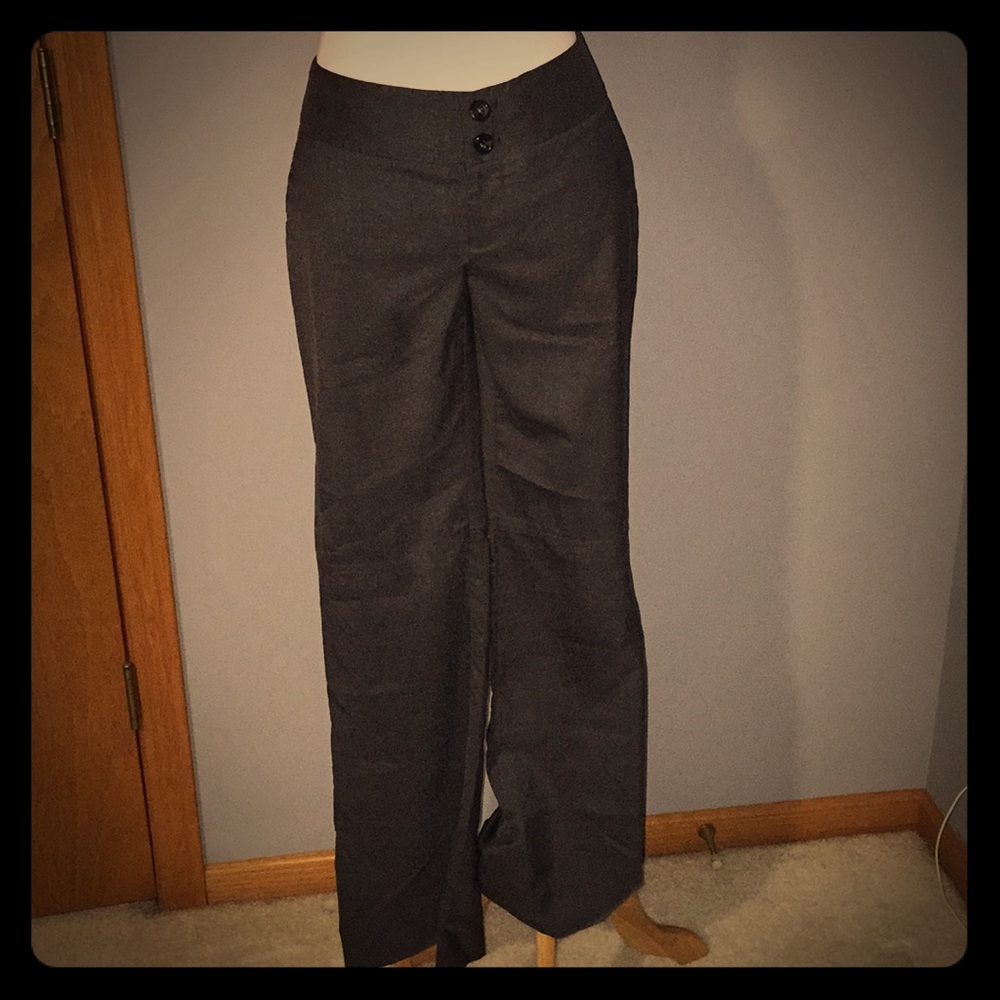 Grey chino pocket dress pants size 2